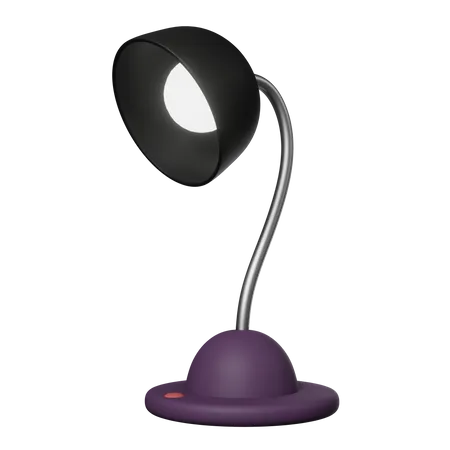 3 D Study Lamp Illustration 3D Icon