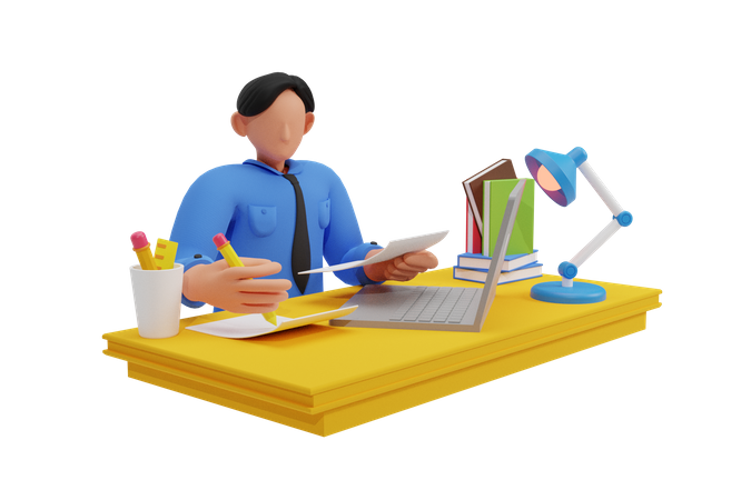 Study Progress  3D Icon