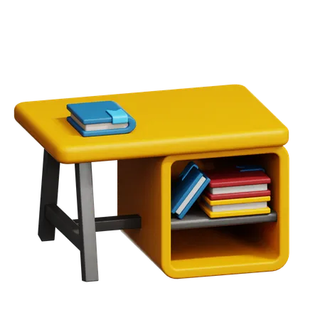 Study Table  3D Icon