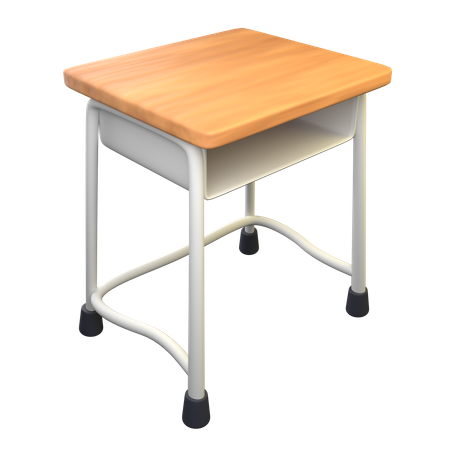 Study Table  3D Icon