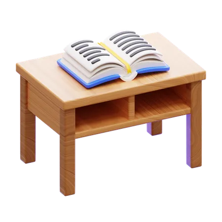 Study Table  3D Icon