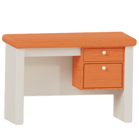 Study Table  3D Icon