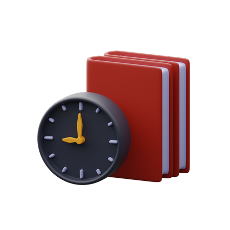 Study time  3D Icon