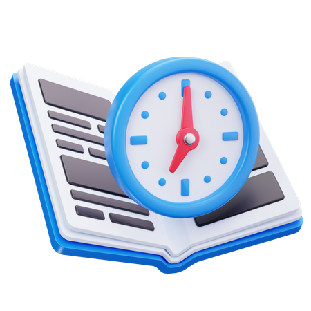 Study Time  3D Icon