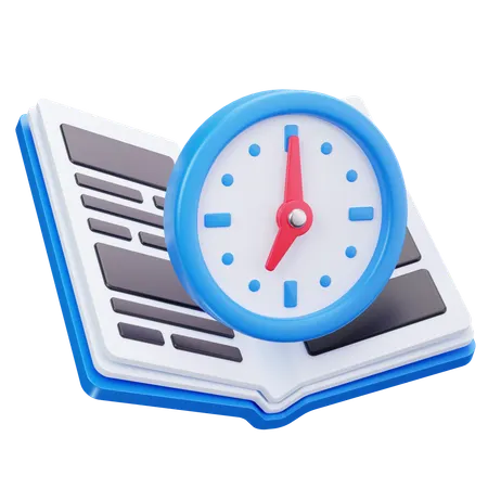 Study Time  3D Icon