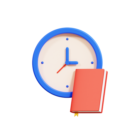 Study Time 3D Icon