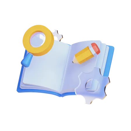 Studying  3D Icon