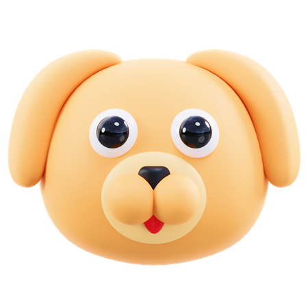 Stuffed Dog  3D Icon