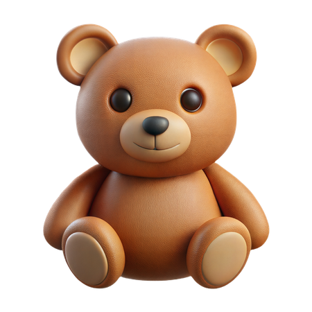 Stuffed Teddy Bear  3D Icon