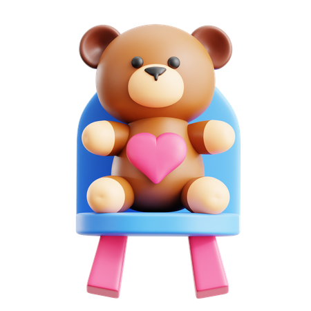 Stuffed Toy  3D Icon