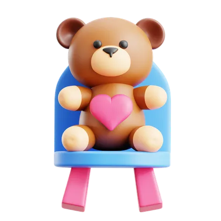 Stuffed Toy  3D Icon