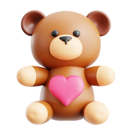 Stuffed Toy  3D Icon