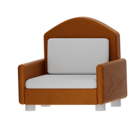 Stuhl  3D Icon
