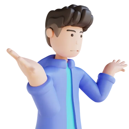 3 D Illustration Of People Who Dont Know Hand Gestures 3D Illustration