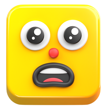 Stunned Emoji  3D Icon