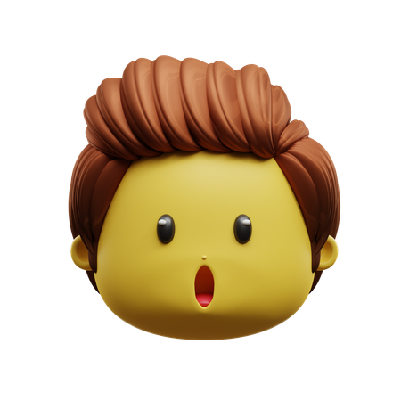 Stunned Face Emoji  3D Icon