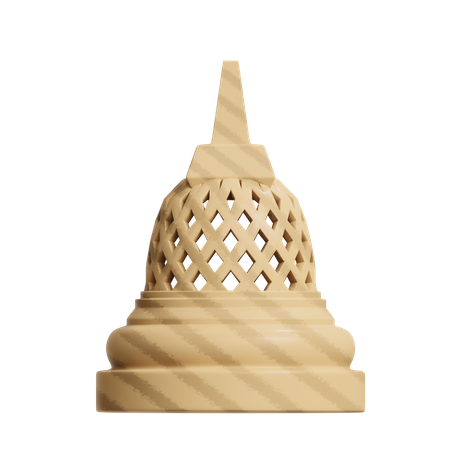 Stupa Borobudur  3D Icon