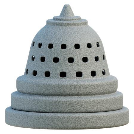 Réplique stupa du temple de borobudur  3D Icon