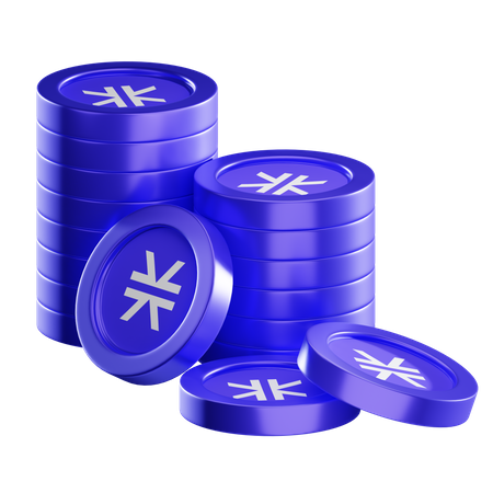 Stx Coin Stacks  3D Icon