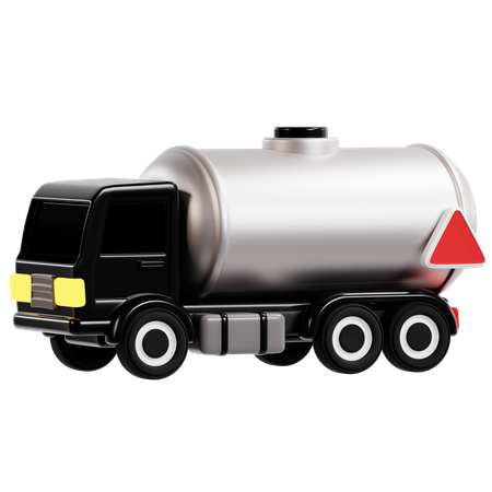 Style Tanker Truck  3D Icon