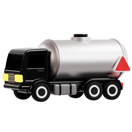 Style Tanker Truck  3D Icon