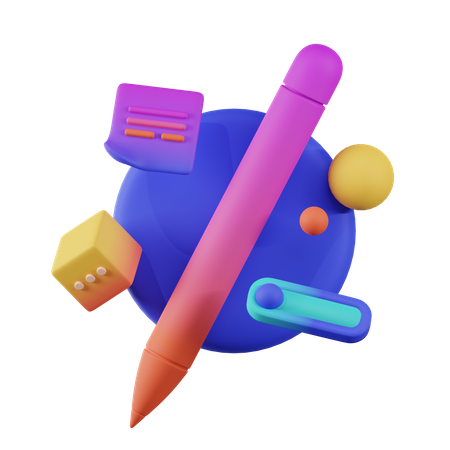 Stylet  3D Icon