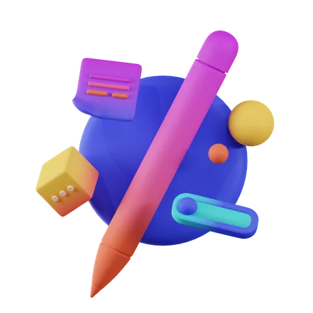 Stylet  3D Icon