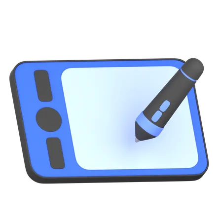 Tablette à stylet  3D Icon