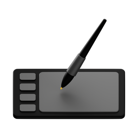 Tablette à stylet  3D Icon