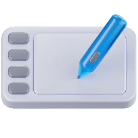 Tablette à stylet  3D Icon