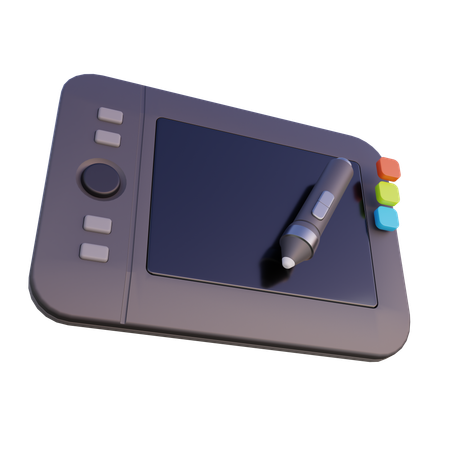 Tablette à stylet  3D Icon