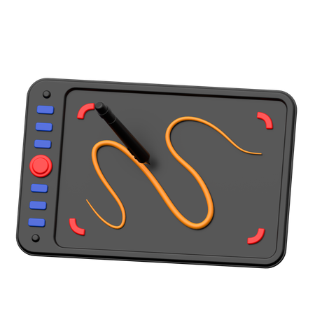 Tablette à stylet  3D Icon