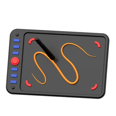 Tablette à stylet  3D Icon