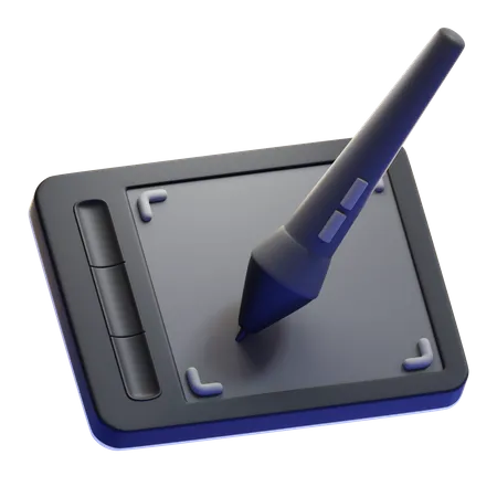 Tablette à stylet  3D Icon