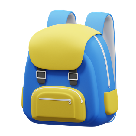 Stylish Backpack  3D Icon