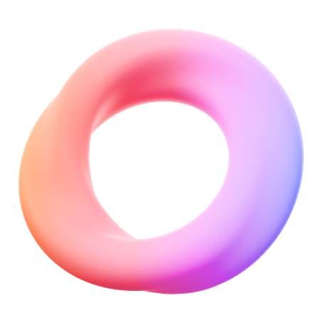 スタイリッシュなドーナツ  3D Icon