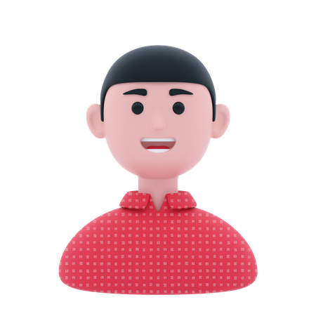 Stylish Man  3D Icon