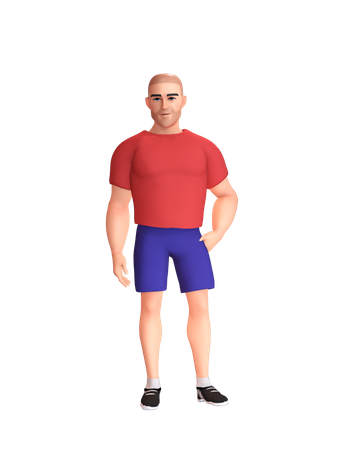 Stylish man  3D Icon