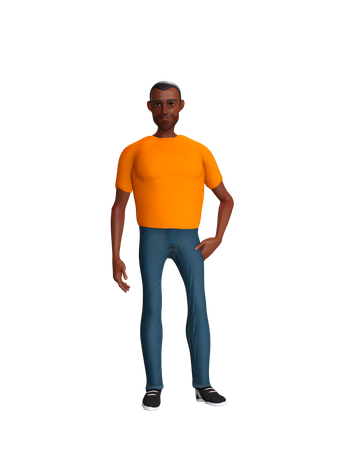 Stylish man  3D Icon