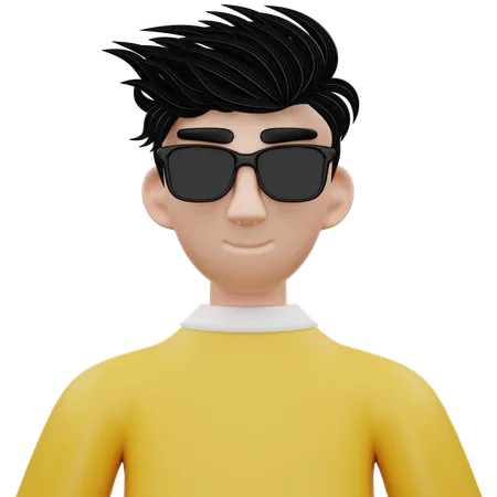 Stylist Boy  3D Icon