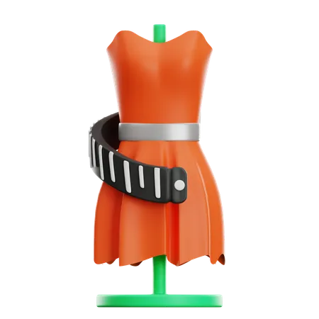 Stylist Dress  3D Icon