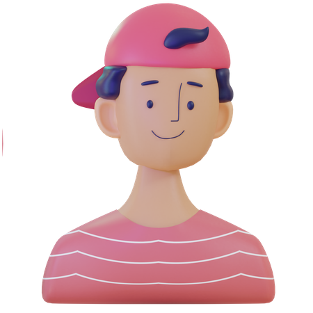 Stylist Junge  3D Icon