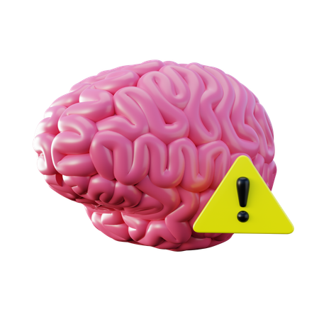 Stylized Brain Disorder  3D Icon