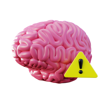 Stylized Brain Disorder  3D Icon