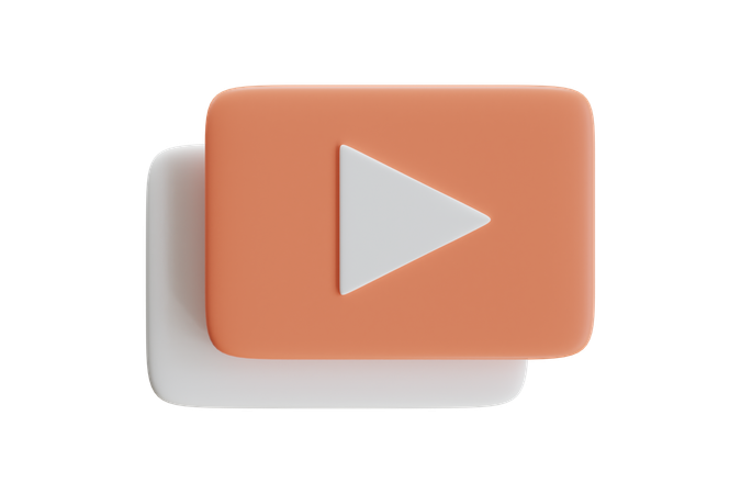 Stylized Button Graphic  3D Icon