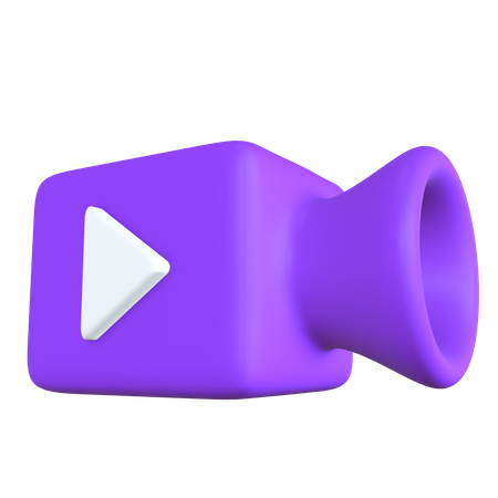Stylized Camera  3D Icon