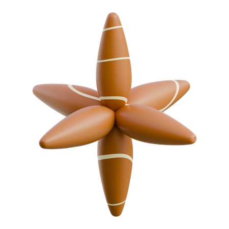 Stylized Flower Shaped Pen  3D Icon