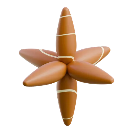 Stylized Flower Shaped Pen  3D Icon