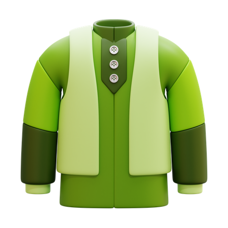 Stylized Muslim Clothes  3D Icon