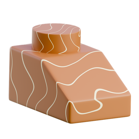 Stylized Rock Formation  3D Icon